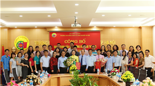 Công bố các Quyết định bổ nhiệm Phó Hiệu trưởng Trường Cao đẳng Kinh tế Công nghiệp Hà Nội