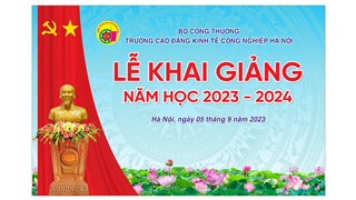 Học sinh hệ văn hoá giáo dục thường xuyên cấp THPT trường Cao đẳng Kinh tế Công nghiệp Hà Nội háo hức dự Lễ khai giảng năm học mới 2023 – 2024