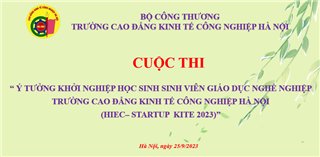 Trường Cao Đẳng Kinh tế Công Nghiệp Hà Nội đã tổ chức chấm sơ khảo cuộc thi “Ý tưởng khởi nghiệp học sinh sinh viên giáo dục nghề nghiệp Trường Cao đẳng Kinh tế Công nghiệp Hà Nội (HIEC– Startup Kite 2023)”