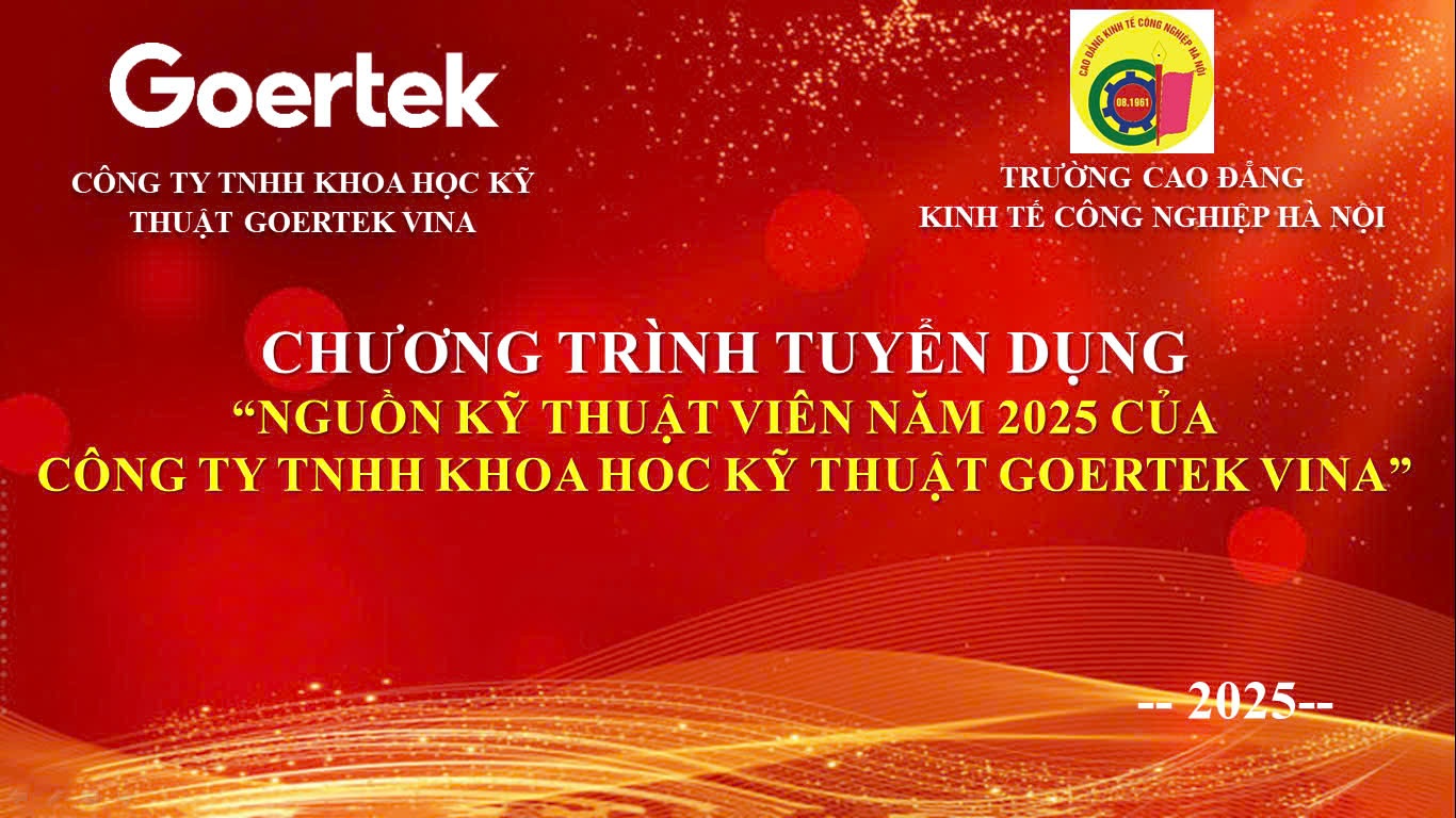 Sinh viên Trường Cao đẳng Kinh tế Công nghiệp Hà Nội tham gia Chương trình Tuyển dụng Nguồn Kỹ thuật viên 2025 của Công ty TNHH Khoa học Kỹ thuật Goertek Vina 